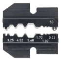 Knipex Coaxial Type Crimp Die Set 2-Piece Insulated Black with 6 Ports 97 49 50
