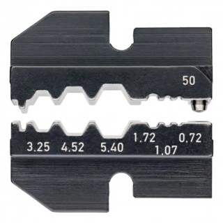 Knipex Coaxial Type Crimp Die Set 2-Piece Insulated Black with 6 Ports 97 49 50