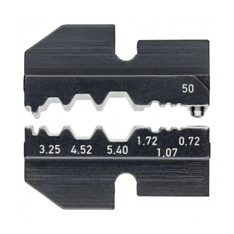 Knipex Coaxial Type Crimp Die Set 2-Piece Insulated Black with 6 Ports 97 49 50