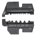 Knipex Coaxial Type Crimp Die Set Insulated 0.14 to 4 mm², Black, 2 Pieces 97 49 60