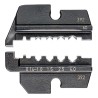 Knipex Coaxial Type Crimp Die Set Insulated 0.14 to 4 mm², Black, 2 Pieces 97 49 60