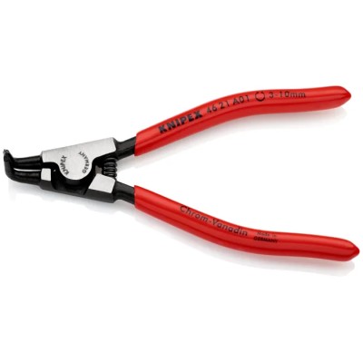 Knipex Circlip Plier 125mm Overall Length, Bent Nose, Chrome Vanadium Steel 46 21 A01