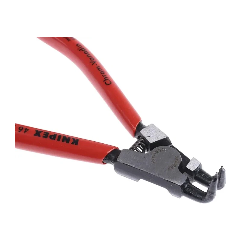 Knipex Circlip Plier 125mm Overall Length, Bent Nose, Chrome Vanadium Steel 46 21 A01