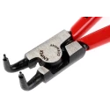 Knipex 1-Piece Circlip Plier 125mm Overall Length Bent Nose Chrome Vanadium Steel Black Atramentised 46 21 A11