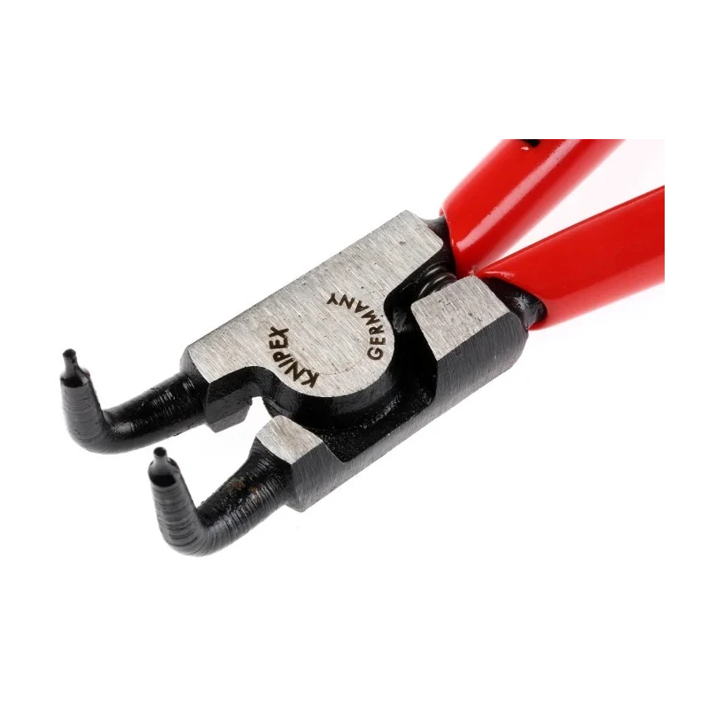 Knipex 1-Piece Circlip Plier 125mm Overall Length Bent Nose Chrome Vanadium Steel Black Atramentised 46 21 A11