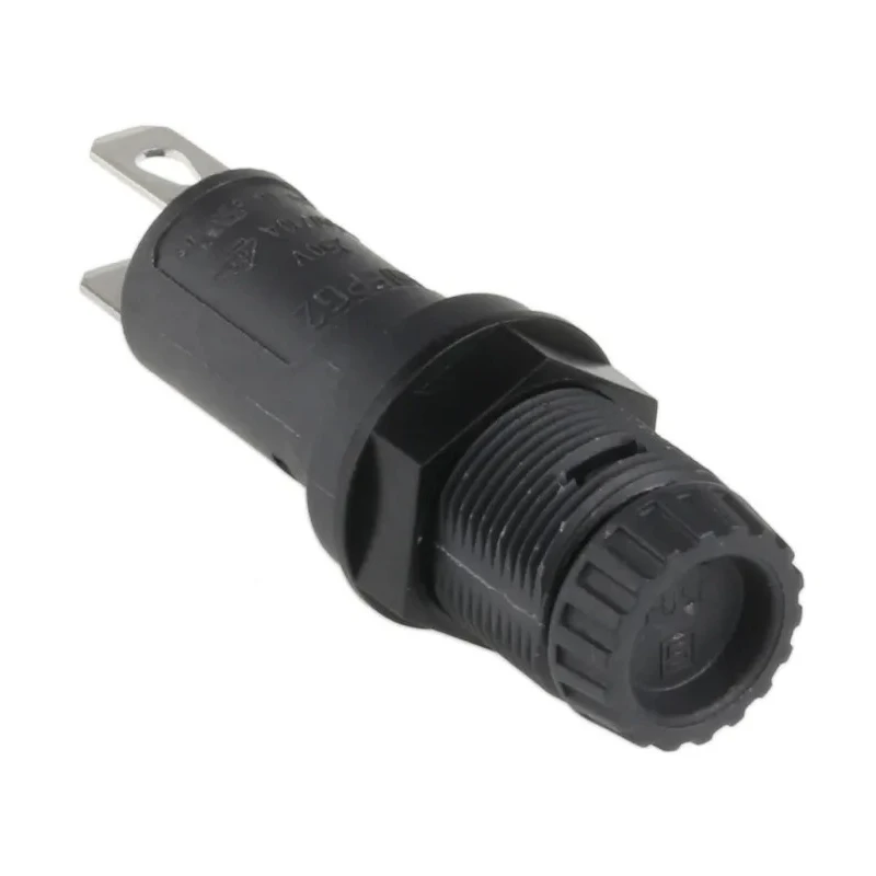 Schurter 16A Panel Mount Fuse Holder 1P-Pole for 5 x 20 mm Fuses 250V AC 3101.0125