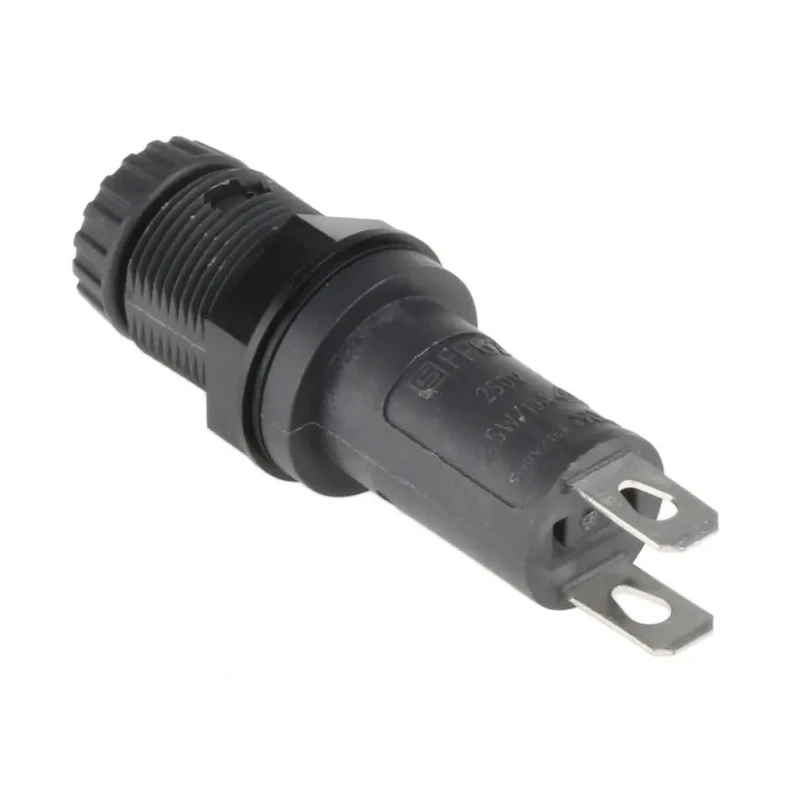 Schurter 16A Panel Mount Fuse Holder 1P-Pole for 5 x 20 mm Fuses 250V AC 3101.0125