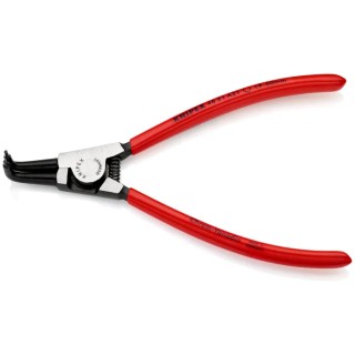 Knipex Circlip Plier 170mm Overall Length Bent Nose Black Atramentised Chrome Vanadium Steel 46 21 A21