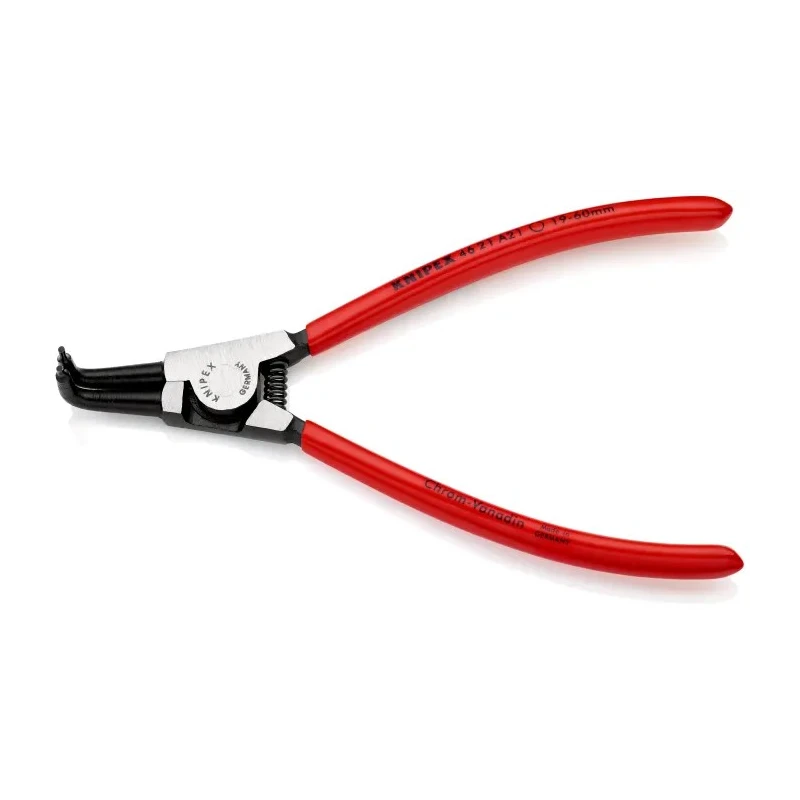 Knipex Circlip Plier 170mm Overall Length Bent Nose Black Atramentised Chrome Vanadium Steel 46 21 A21