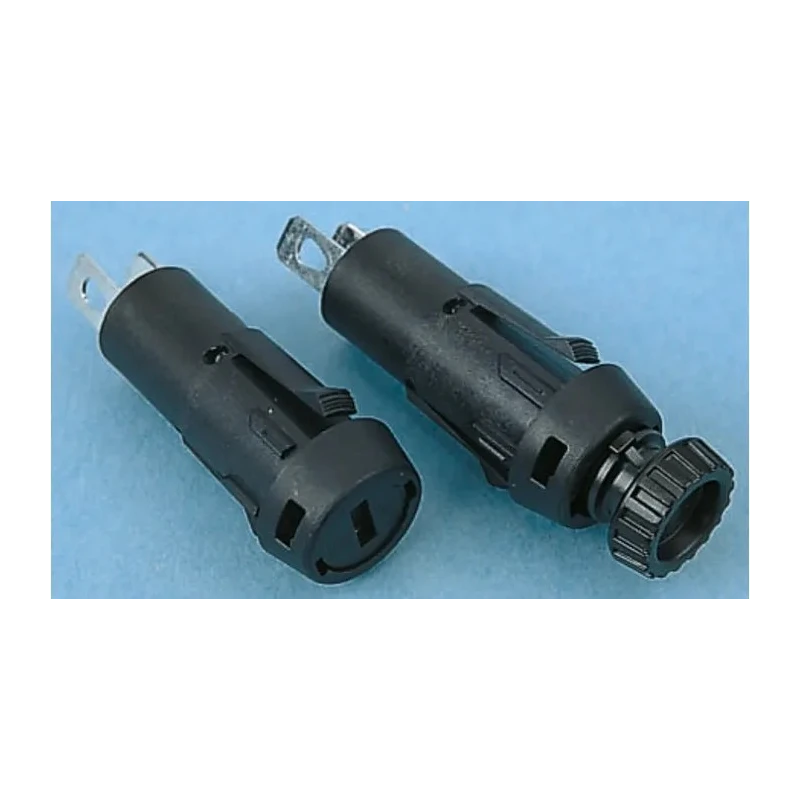 Schurter 16A Panel Mount Fuse Holder 1P-Pole for 5 x 20 mm Fuse Size 250V AC 3101.0030