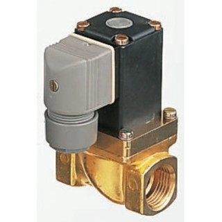 Burkert Solenoid Valve, 2 Port, Normally Open, Brass Body, 24V DC, 8 Bar, 2.5mm Orifice Diameter 143491