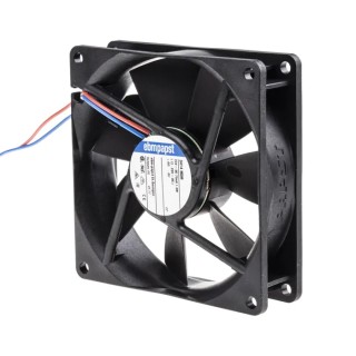 ebm-papst 3400 N Series Axial Fan 24V DC 1.8W 72 m³/h 2300 RPM IP68 92 mm Model 