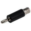 Fluke Black Female Test Connector Adapter with Beryllium Copper Alloy, Brass Contacts, Nickel Plating, 500V 1894