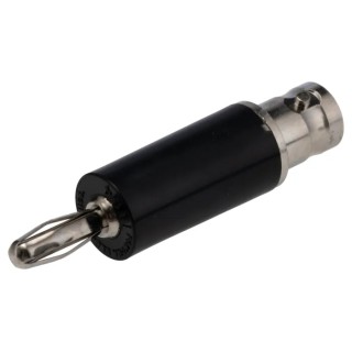 Fluke Black Female Test Connector Adapter with Beryllium Copper Alloy, Brass Contacts, Nickel Plating, 500V 1894