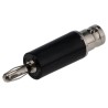Fluke Black Female Test Connector Adapter with Beryllium Copper Alloy, Brass Contacts, Nickel Plating, 500V 1894
