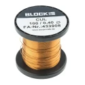 Block 0.4 mm OD Copper Wire 0.13 mm² Enamelled 69 m Reel CUL100/0.40
