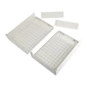 OKW Multitec White ABS Instrument Case 74 mm Height, 290 mm Length, 200 mm Width B2211007+ 2 X B2129307