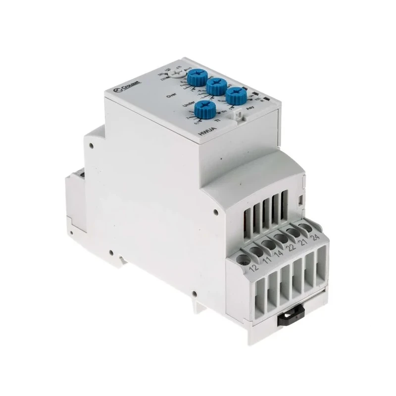 Crouzet Monitoring Relay 3 Phase 194 to 528 V Monitor Range DPDT DIN Rail 220V AC 480V AC 84873026