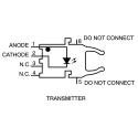 Broadcom Fibre Optic Transmitter Round Versatile Link Connector 660 nm 5 MBd 7.6 mm x 12.2 mm x 18.8 mm HFBR-1521Z
