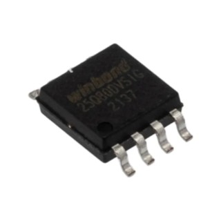 Winbond NOR 8 MB SPI Flash Memory 8-Pin SOIC W25Q80DVSSIG/TRAY