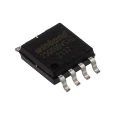 Winbond NOR 8 MB SPI Flash Memory 8-Pin SOIC W25Q80DVSSIG/TRAY