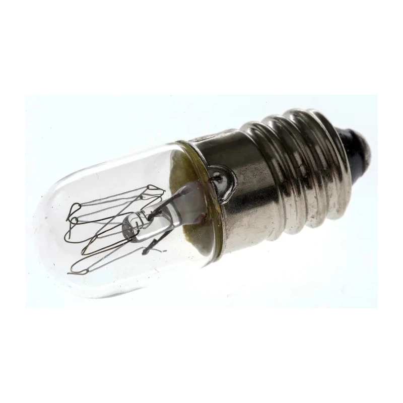 RS PRO Indicator Light Clear E10 Base 230V 13mA 1000h Lifespan 10mm Diameter 28mm Length 339-3260