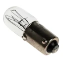 RS PRO BA9S Clear Indicator Light T3 1/4 240V 13mA 3.8 lm 1000h BA9S Base BA9S