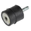 RS PRO M6 Anti-Vibration Mount Male to Female Bobbin with 37.62 kg Compression, 25 mm Outside Diameter, 25 mm Height 171-2597