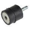 RS PRO M6 Anti-Vibration Mount Male to Female Bobbin with 37.62 kg Compression, 25 mm Outside Diameter, 25 mm Height 171-2597
