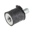 RS PRO Anti-Vibration Mount Male to Female Bobbin, Natural Rubber, M4 Thread, 10 mm OD, 10 mm Height, 5.5 kg 171-2591