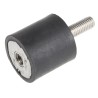 RS PRO M8 Anti-Vibration Mount Male to Female Bobbin Natural Rubber 60 Shore A 54.56 kg Compression 30 mm OD 30 mm H 171-2601