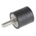 RS PRO M8 Anti-Vibration Mount Male to Female Bobbin Natural Rubber 60 Shore A 54.56 kg Compression 30 mm OD 30 mm H 171-2601