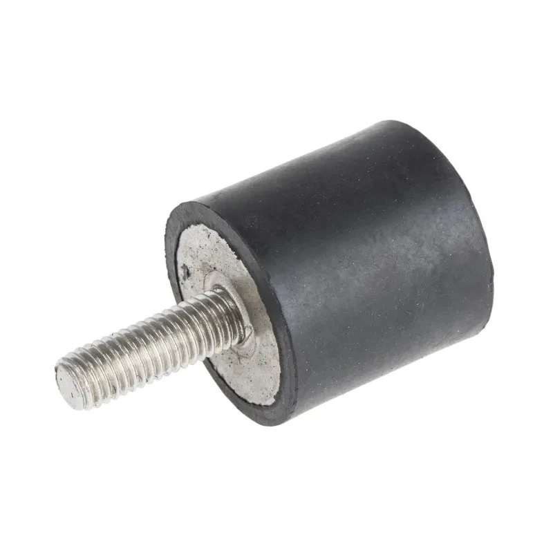 RS PRO M8 Anti-Vibration Mount Male to Female Bobbin Natural Rubber 60 Shore A 54.56 kg Compression 30 mm OD 30 mm H 171-2601