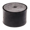 RS PRO M10 Anti-Vibration Mount Female Buffer Foot Natural Rubber 60 Shore A, 406.18 kg Compression, 75 mm OD, 50 171-2636