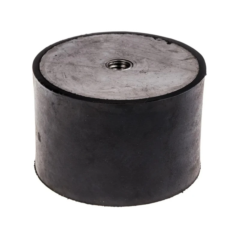 RS PRO M10 Anti-Vibration Mount Female Buffer Foot Natural Rubber 60 Shore A, 406.18 kg Compression, 75 mm OD, 50 171-2636