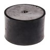 RS PRO M10 Anti-Vibration Mount Female Buffer Foot Natural Rubber 60 Shore A, 406.18 kg Compression, 75 mm OD, 50 171-2636