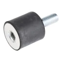 RS PRO M10 Anti-Vibration Mount Male to Female Bobbin Natural Rubber 27.28kg Compression 30mm OD 30mm H 171-2602