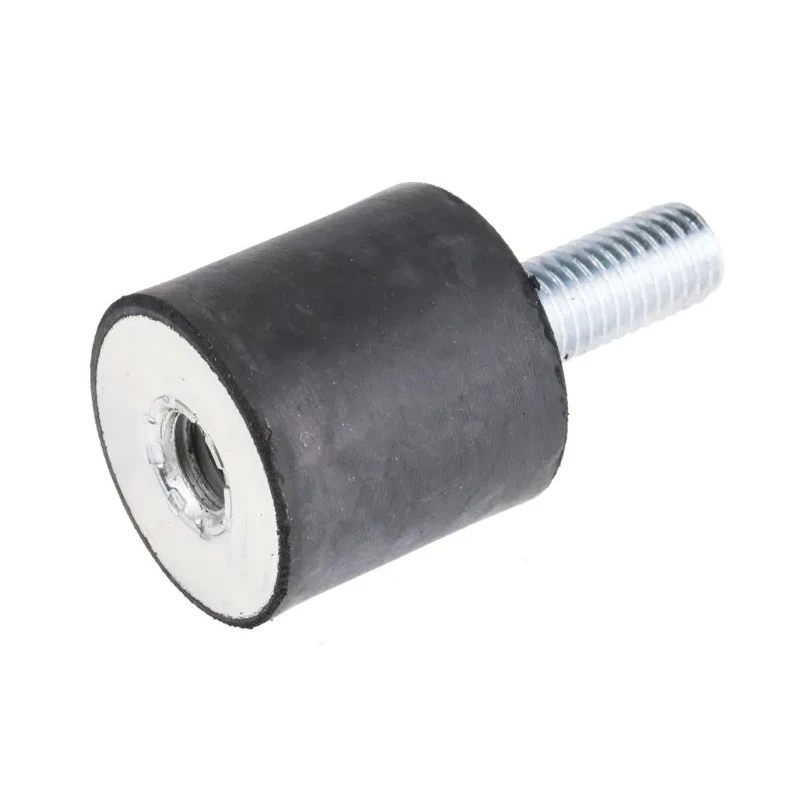RS PRO M10 Anti-Vibration Mount Male to Female Bobbin Natural Rubber 27.28kg Compression 30mm OD 30mm H 171-2602