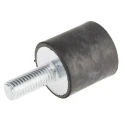 RS PRO M10 Anti-Vibration Mount Male to Female Bobbin Natural Rubber 27.28kg Compression 30mm OD 30mm H 171-2602