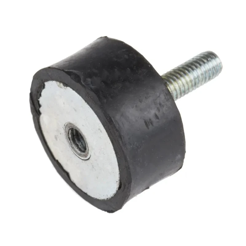 RS PRO Anti-Vibration Mount Male to Female Bobbin M6 Thread, Cylindrical Natural Rubber 30 mm OD 15 mm H 171-2599