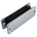 RS PRO Rectangular Anti-Vibration Mount Sandwich with 450 kg Compression Load, 168 mm Outside Diameter, 43 mm 171-2647