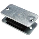 RS PRO Rectangular Anti-Vibration Mount, Sandwich Type, 280 kg Compression Load, 108 mm OD, 43 mm Height 171-2646