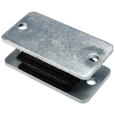 RS PRO Rectangular Anti-Vibration Mount, Sandwich Type, 280 kg Compression Load, 108 mm OD, 43 mm Height 171-2646