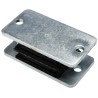 RS PRO Rectangular Anti-Vibration Mount, Sandwich Type, 280 kg Compression Load, 108 mm OD, 43 mm Height 171-2646