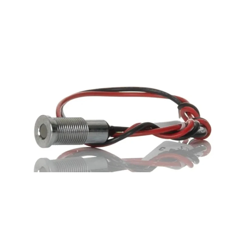 RS Pro White Panel Mount Indicator IP67 Flush Bezel Silver, 6mm Mount Hole, 1.8V & 3.3V DC, 20mA, Lead Wire 171-3774