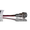 RS PRO Green, Red Panel Mount Indicator 1.8V dc, 3.3V dc, 20mA Lead Wire Termination IP67 Flush Bezel 171-3776