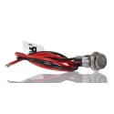 RS PRO Green, Red Panel Mount Indicator 1.8V dc, 3.3V dc, 20mA Lead Wire Termination IP67 Flush Bezel 171-3776
