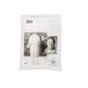 3M White Polypropylene Unisex Visitor Coat, Size 2XL with Zipper Closure 4400W2XL