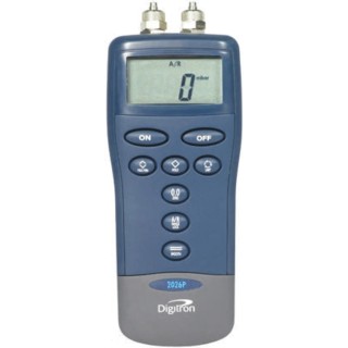 Digitron 2000P Differential Digital Pressure Meter With 2 Pressure Ports Max Pressure Measurement 10bar 2026P7-10BAR
