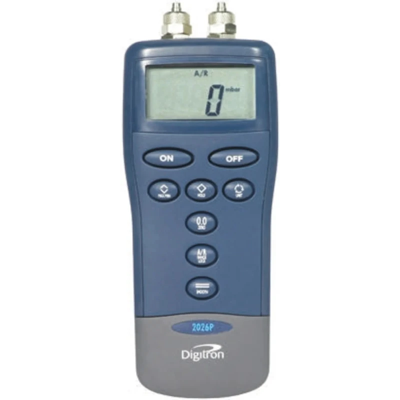 Digitron 2000P Differential Digital Pressure Meter With 2 Pressure Ports Max Pressure Measurement 10bar 2026P7-10BAR